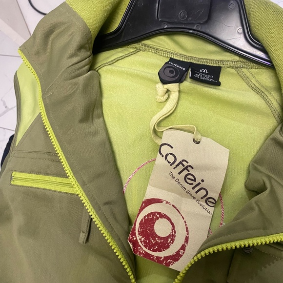 Caffeine 90s Full Zip Vintage Jacket Sz 2X - Picture 12 of 12